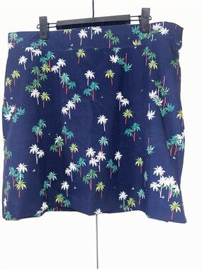 Izod golf Navy Palm-Print Women’s Skort